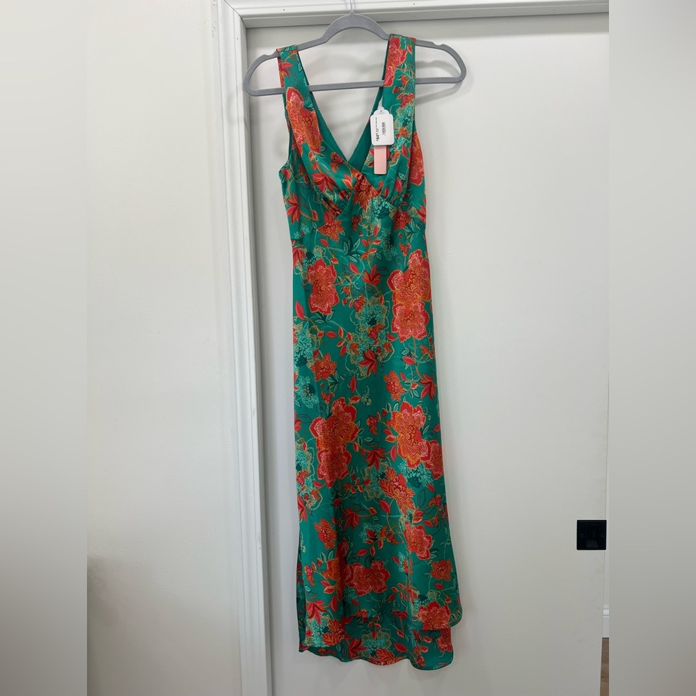NWT - Dress Forum Vibrant Floral Maxi Dress, size small